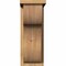 Ekena Millwork Carmel Smooth Corbel w/Backplate, Western Red Cedar, 7 1/2"W x 12"D x 20"H COR08X12X20CAR01SWR - alternate 3